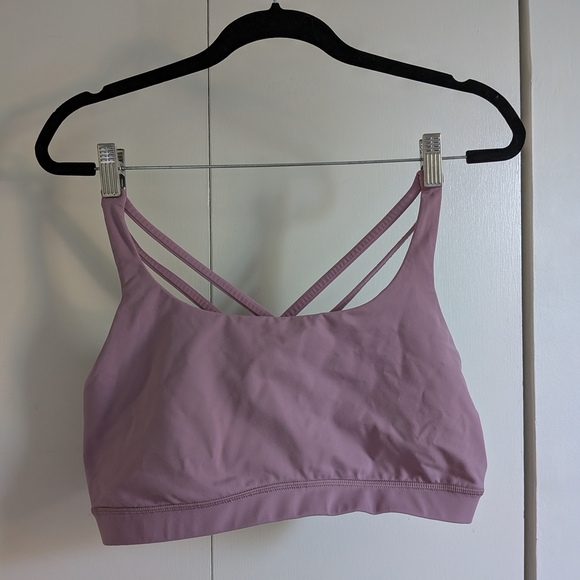 Women's Pink Sports Bra - Picture 2 of 4